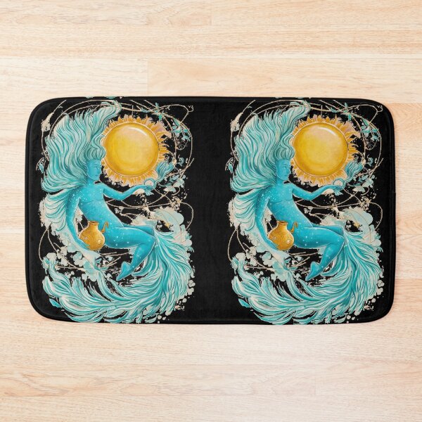 Aperçu de l'œuvre Astrologie du Verseau. Soleil en Verseau, Signe du zodiaque, Symbole du Verseau créée et vendue par ZodiacWonders.