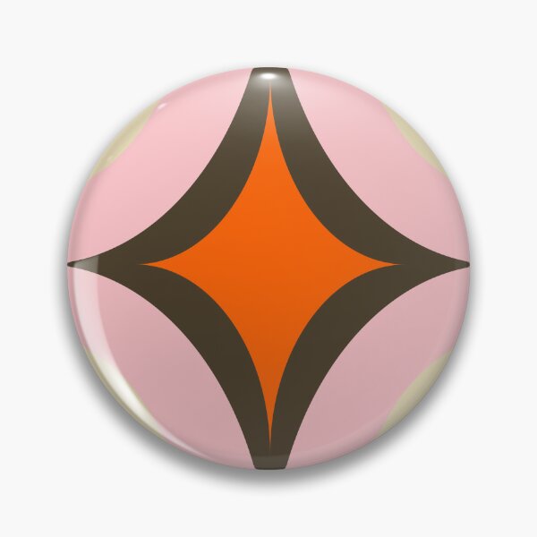 Item preview, Groovy Starburst Beige Pink - Mid Century designed and sold by susycosta.
