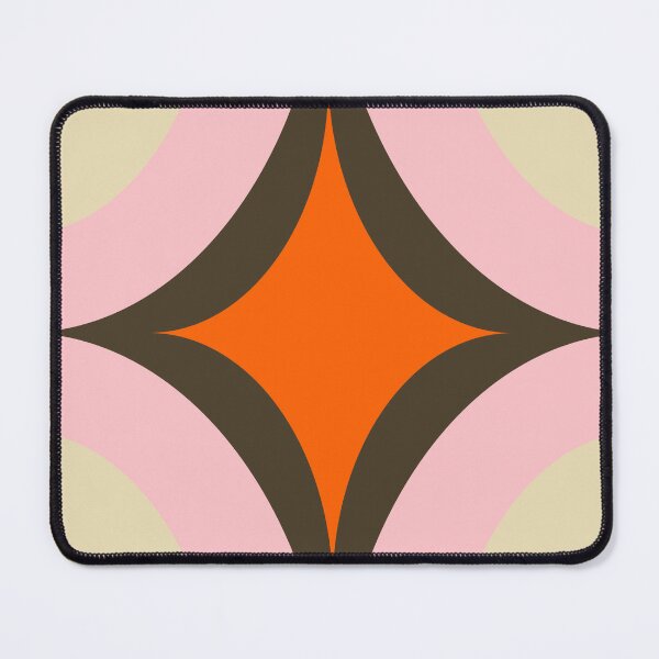 Item preview, Groovy Starburst Beige Pink - Mid Century designed and sold by susycosta.