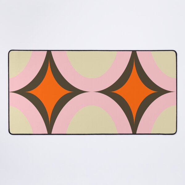 Item preview, Groovy Starburst Beige Pink - Mid Century designed and sold by susycosta.