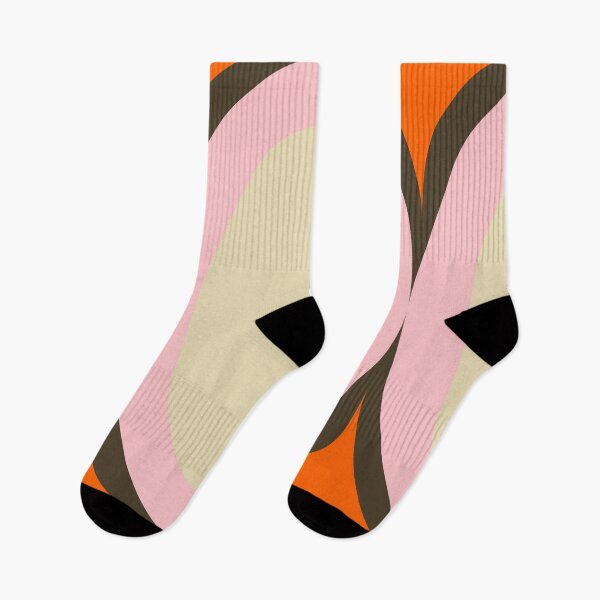 Item preview, Groovy Starburst Beige Pink - Mid Century designed and sold by susycosta.