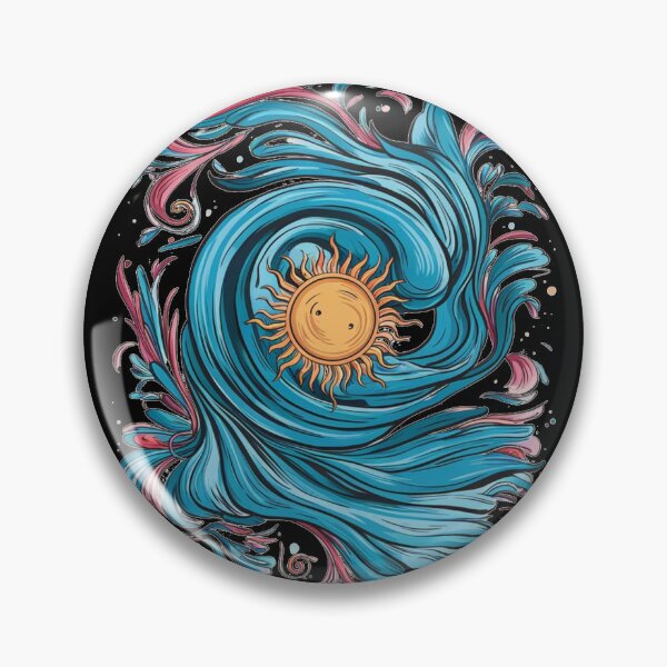 Artikelvorschau, Wassermann-Astrologie. Sonne im Wassermann, Sternzeichen, Wassermann-Symbol entworfen und verkauft von ZodiacWonders.