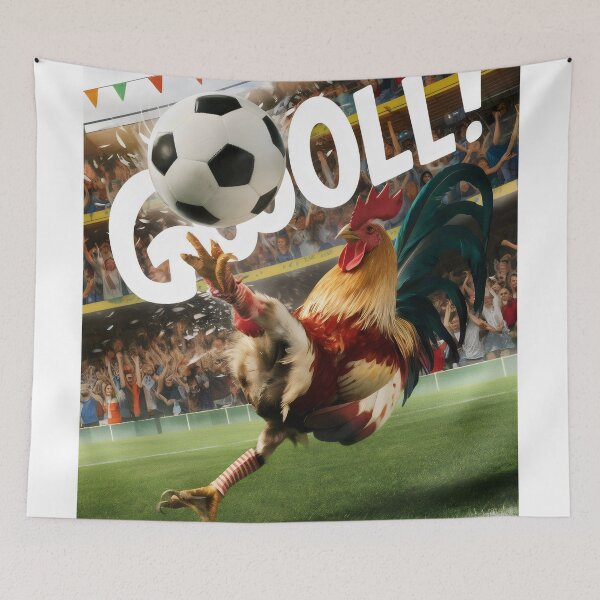Item preview, Rooster on the field designed and sold by MyHappyArtShop.