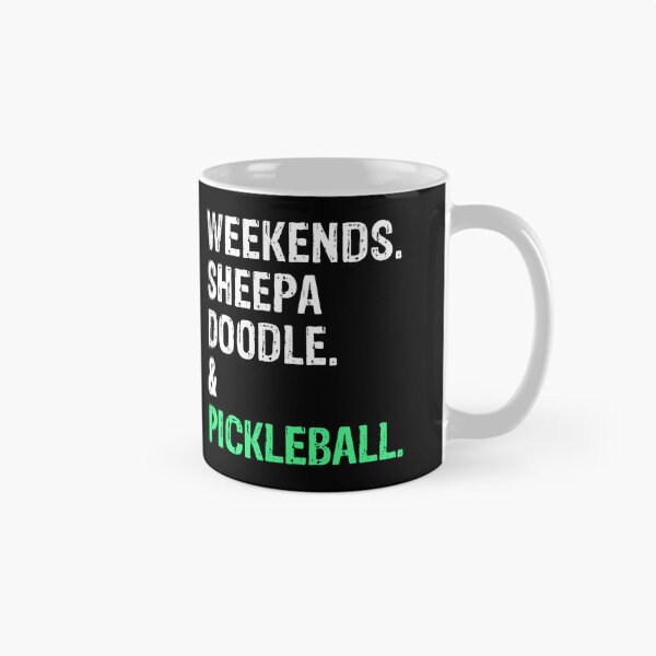 Item preview, Weekends Groodle and Sheepadoodle Funny Dog Gift  designed and sold by Guarddogdrive.
