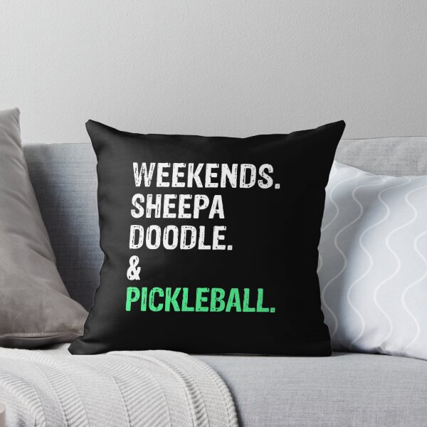 Item preview, Weekends Groodle and Sheepadoodle Funny Dog Gift  designed and sold by Guarddogdrive.