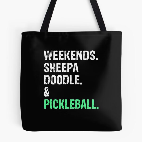 Item preview, Weekends Groodle and Sheepadoodle Funny Dog Gift  designed and sold by Guarddogdrive.