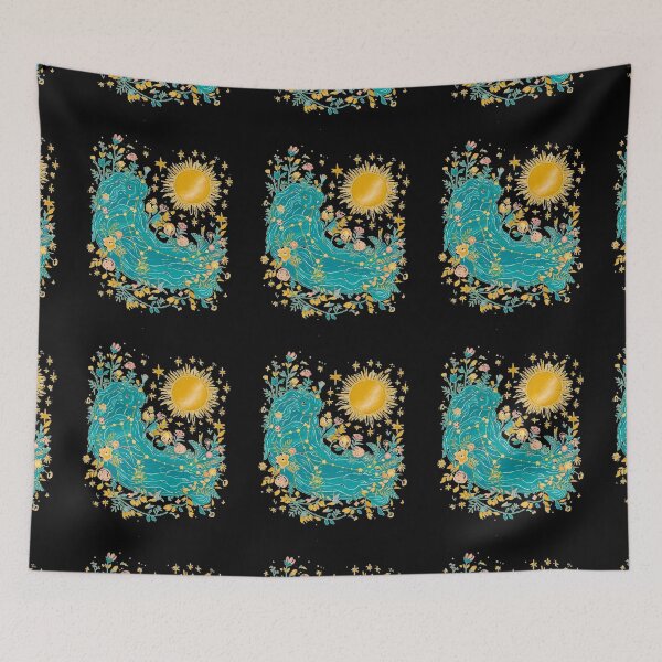Item preview, Aquarius Astrology. Sun in Aquarius, Zodiac sign, Aquarius symbol designed and sold by ZodiacWonders.
