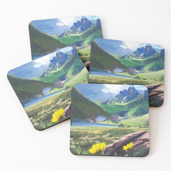 Item preview, Summer idyll mountain panorama with lively river designed and sold by FotoworldEdel.