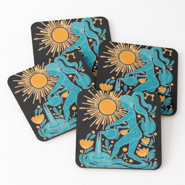 Item preview, Aquarius Astrology. Sun in Aquarius, Zodiac sign, Aquarius symbol designed and sold by ZodiacWonders.