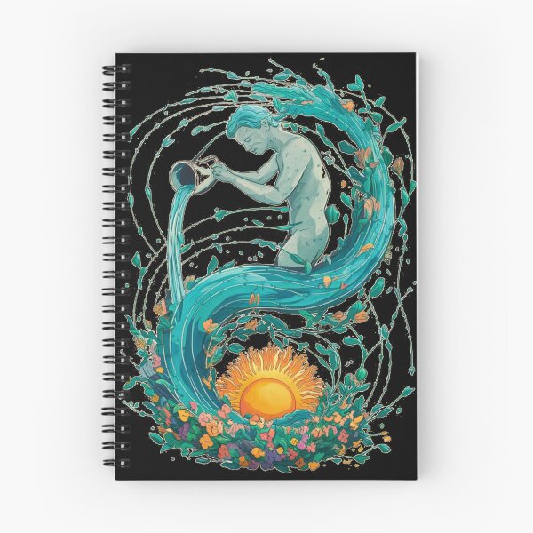 Item preview, Aquarius Astrology. Sun in Aquarius, Zodiac sign, Aquarius symbol designed and sold by ZodiacWonders.