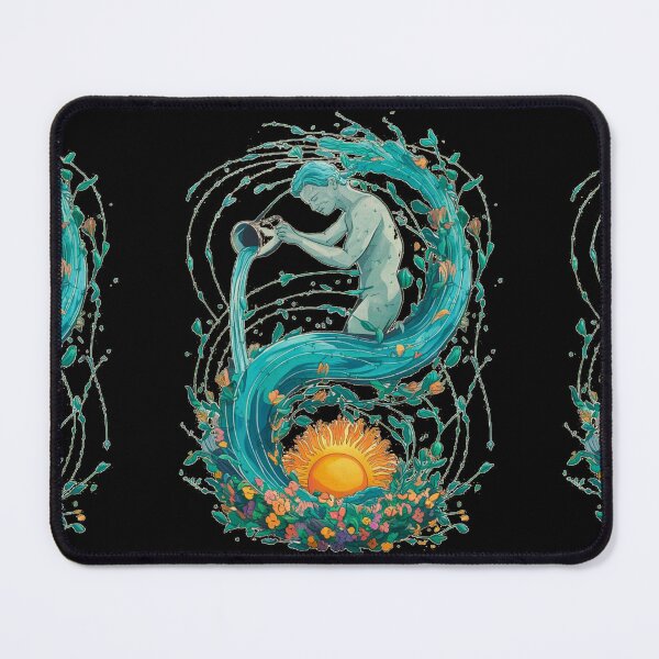 Item preview, Aquarius Astrology. Sun in Aquarius, Zodiac sign, Aquarius symbol designed and sold by ZodiacWonders.