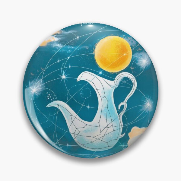 Item preview, Aquarius Astrology. Sun in Aquarius, Zodiac sign, Aquarius symbol designed and sold by ZodiacWonders.