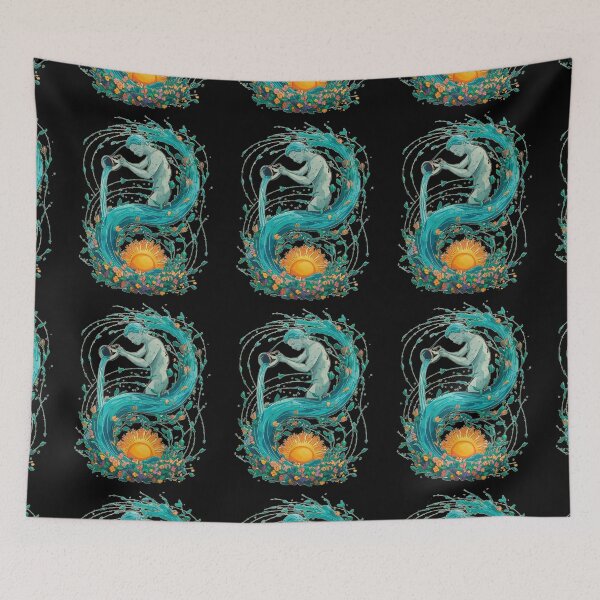 Item preview, Aquarius Astrology. Sun in Aquarius, Zodiac sign, Aquarius symbol designed and sold by ZodiacWonders.