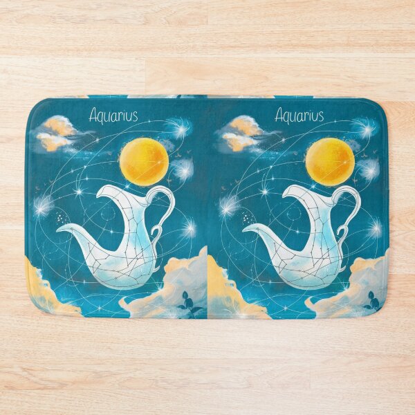 Aperçu de l'œuvre Astrologie du Verseau. Soleil en Verseau, Signe du zodiaque, Symbole du Verseau créée et vendue par ZodiacWonders.
