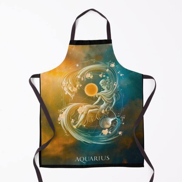 Item preview, Aquarius Astrology. Sun in Aquarius, Zodiac sign, Aquarius symbol designed and sold by ZodiacWonders.