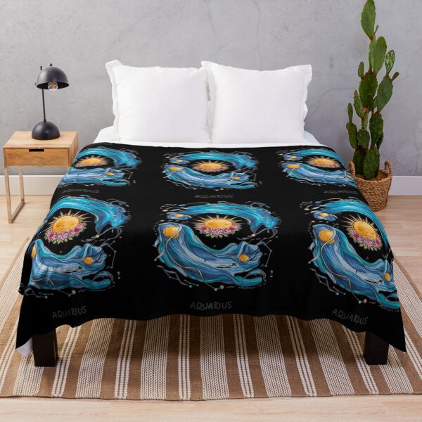 Item preview, Aquarius Astrology. Sun in Aquarius, Zodiac sign, Aquarius symbol designed and sold by ZodiacWonders.