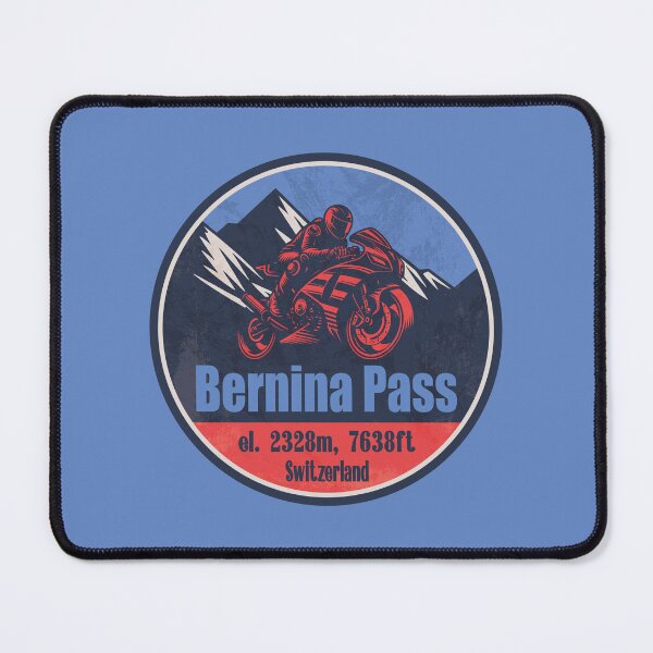 Item preview, Bernina Pass Switzerland Motorcycling Mountain Design designed and sold by CynthiaGraphics.