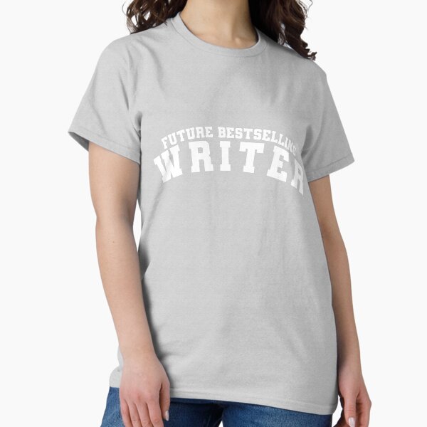 Future Bestselling Writer - Varsity White Classic T-Shirt
