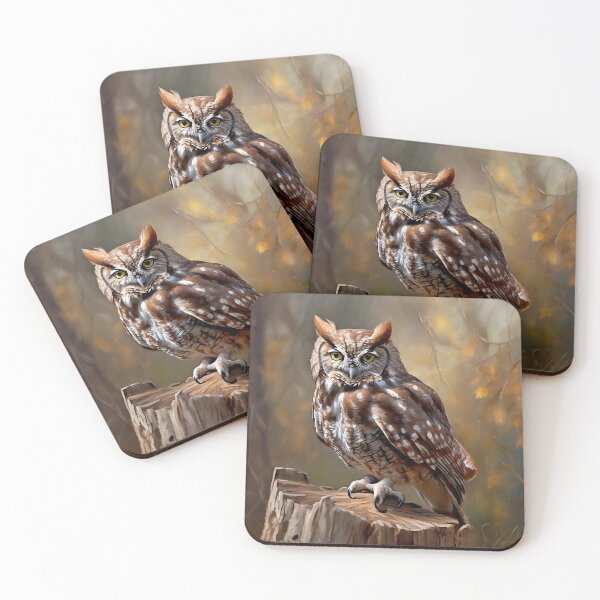 Item preview, Eastern Screech Owl forest dweller  designed and sold by Island Art Studios.