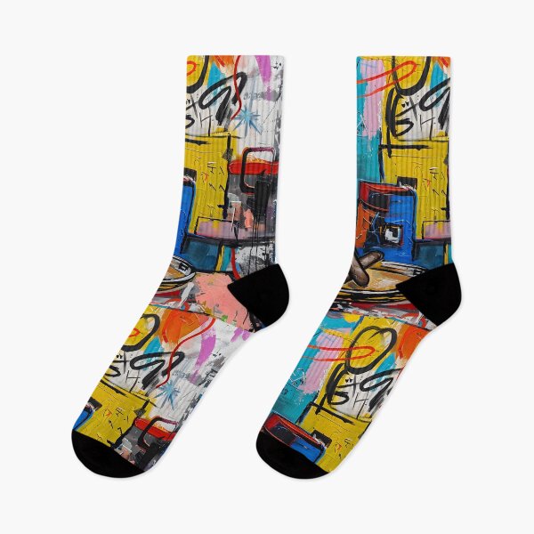 Item preview, Chromatic Chaos Unleashed- Vibrant Still Life with Smoking Cigar and Abstract Fauvist Elements designed and sold by OlfactoART Studio.