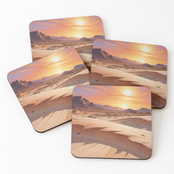 Item preview, Desert Sand Sunset Digital Print Design designed and sold by imanshu.