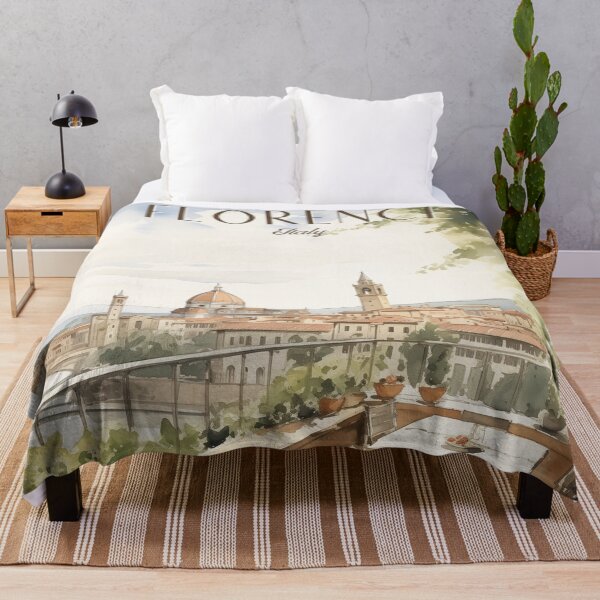Item preview, florence, italy travel wall art print designed and sold by vintagetrips.