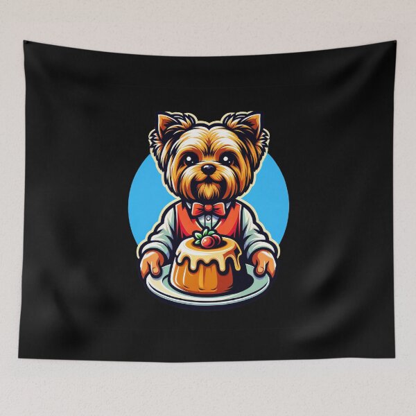 Item preview, Yorkshire Terrier With Yorkshire Pudding designed and sold by MGRcompany.