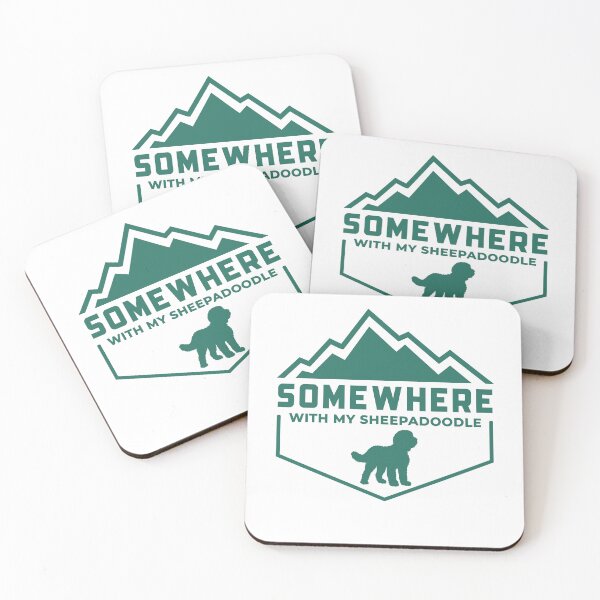 Item preview, Somewhere With My Sheepadoodle Outdoor Wilderness Gift designed and sold by Guarddogdrive.