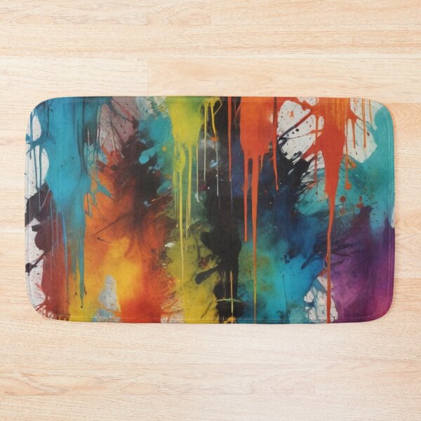 Item preview, Artistic colorful splash spectrum artwork print design  designed and sold by Anshu3813.