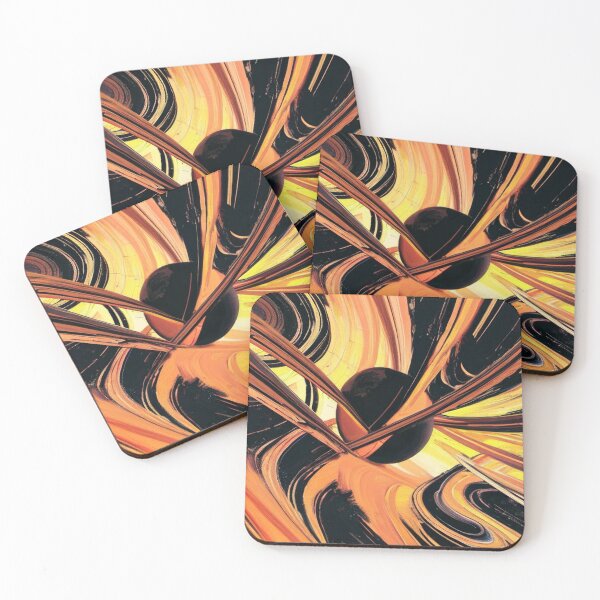 Item preview, Abstract , Planet , Swirls , Painting , Poster , Gold , anime posters , anime stickers designed and sold by fineartstyles4u.