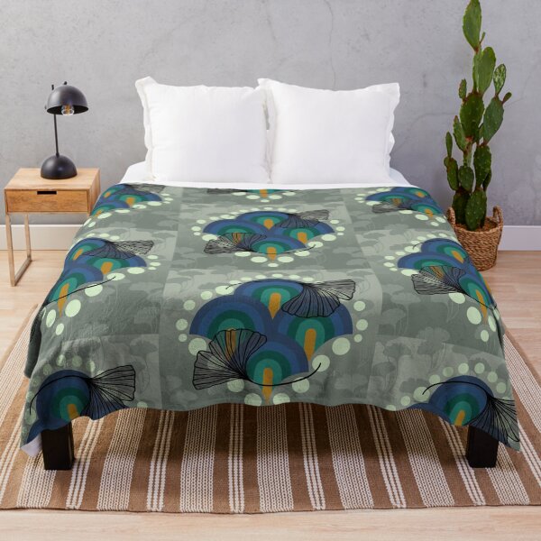 Item preview, Serene Ginkgo Leaf Design with Color Palette designed and sold by Vanessa Priest.