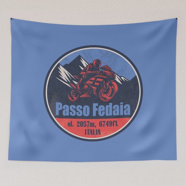 Item preview, Passo Fedaia Italy Motorcycling Mountain Design designed and sold by CynthiaGraphics.