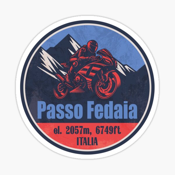Item preview, Passo Fedaia Italy Motorcycling Mountain Design designed and sold by CynthiaGraphics.