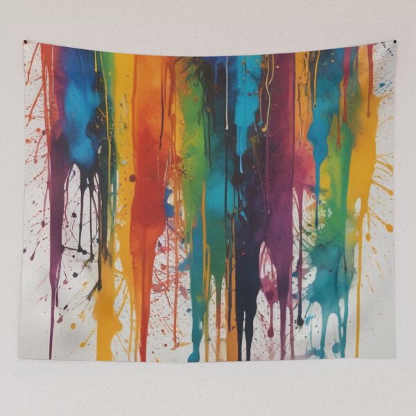 Item preview, Artistic colorful splash spectrum artwork print design  designed and sold by Anshu3813.