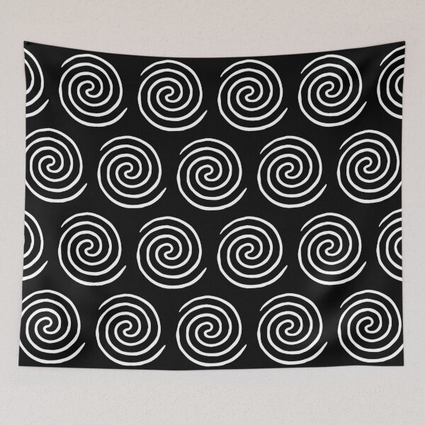 Item preview, Time Portal Spiral Pattern Black and White designed and sold by tonymagnerart.