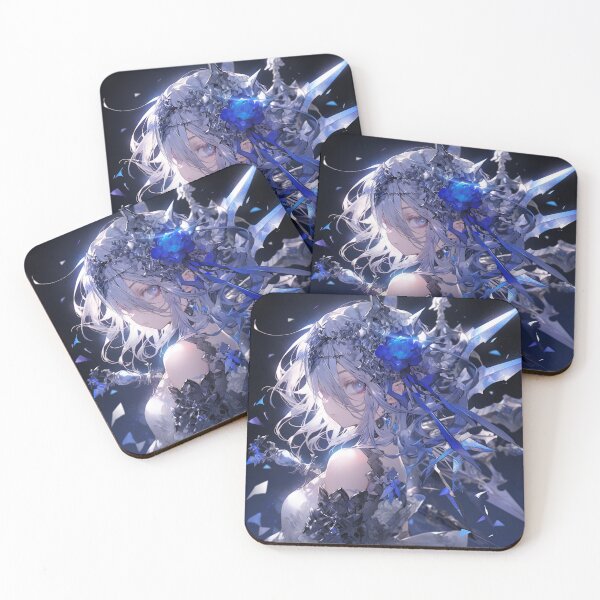 Item preview, Luminous Icy Crystal Anime Girl designed and sold by bubblegoth.