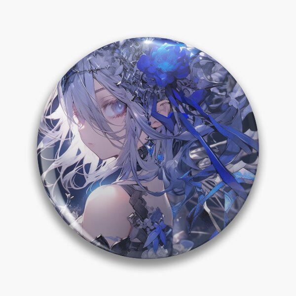 Item preview, Luminous Icy Crystal Anime Girl designed and sold by bubblegoth.