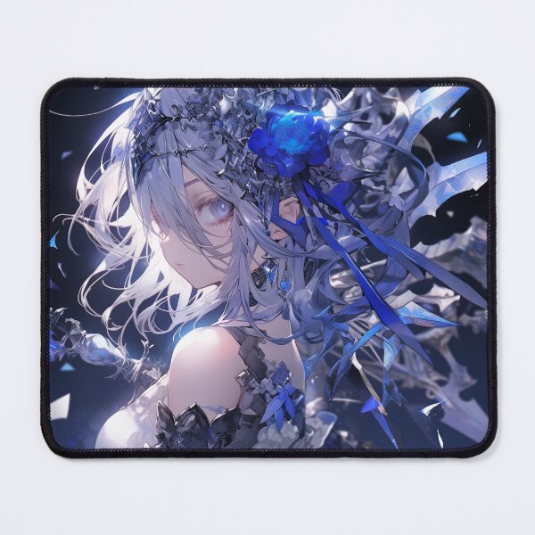 Item preview, Luminous Icy Crystal Anime Girl designed and sold by bubblegoth.