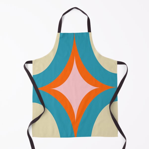 Item preview, Groovy Starburst Beige Blue - Mid Century designed and sold by susycosta.