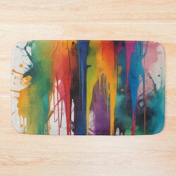 Item preview, Artistic colorful splash spectrum artwork print design  designed and sold by Anshu3813.