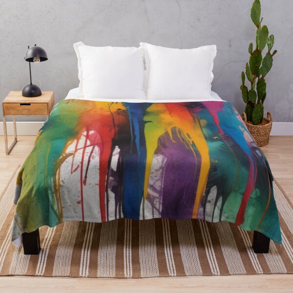 Item preview, Artistic colorful splash spectrum artwork print design  designed and sold by Anshu3813.