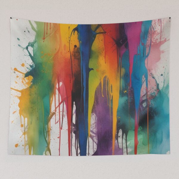 Item preview, Artistic colorful splash spectrum artwork print design  designed and sold by Anshu3813.
