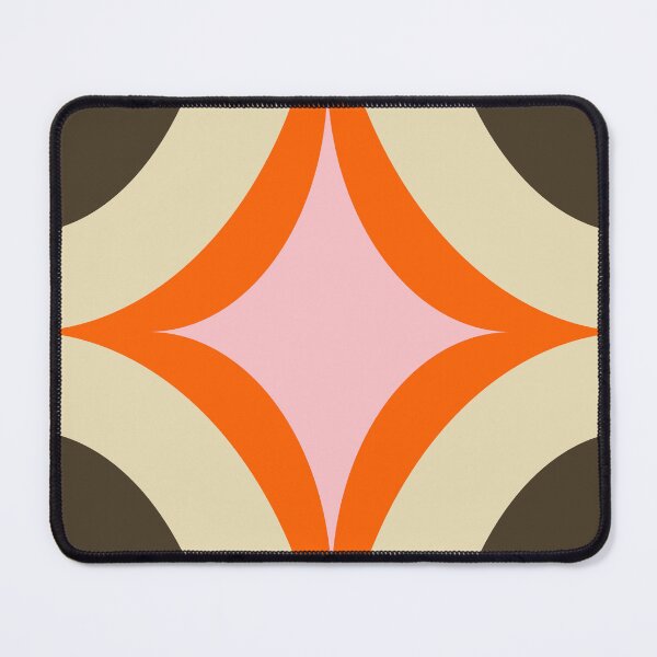 Item preview, Groovy Starburst Brown Beige - Mid Century designed and sold by susycosta.