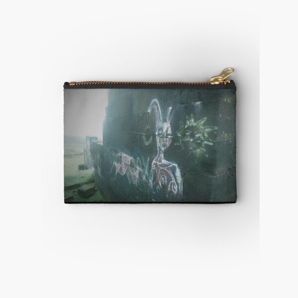 Item preview, Occult Graffiti on Abandoned Building | Sun & Moon on Clee designed and sold by LiminalLane.