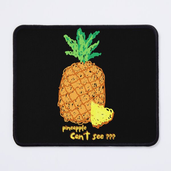 Item preview, Pineapple Can't See??? Pineapple Pun Scribbles Funny Prints designed and sold by DendaArt.