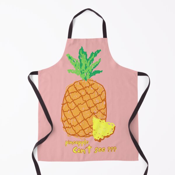Item preview, Pineapple Can't See??? Pineapple Pun Scribbles Funny Prints designed and sold by DendaArt.