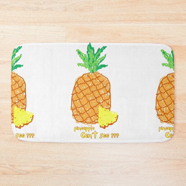 Item preview, Pineapple Can't See??? Pineapple Pun Scribbles Funny Prints designed and sold by DendaArt.