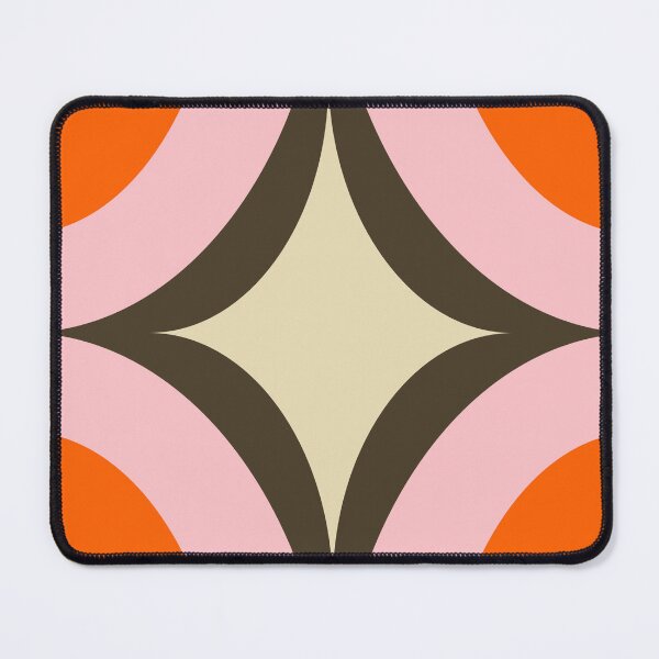 Item preview, Groovy Starburst Orange Pink - Mid Century designed and sold by susycosta.