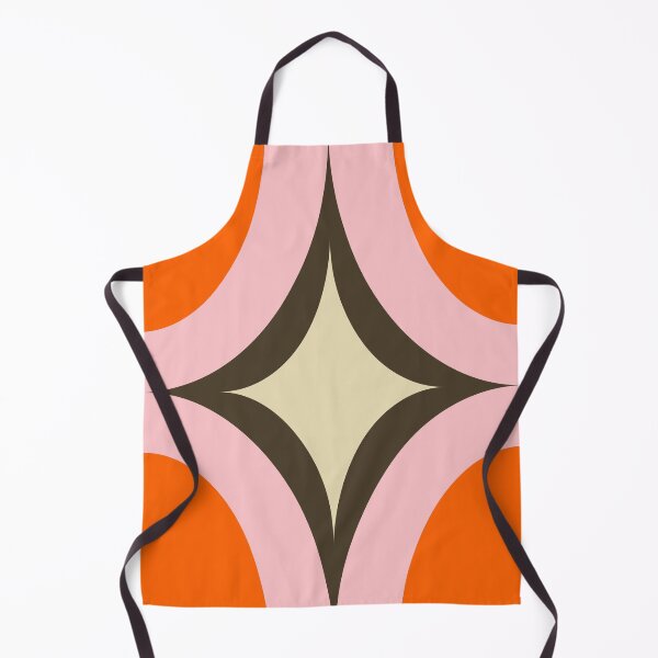 Item preview, Groovy Starburst Orange Pink - Mid Century designed and sold by susycosta.