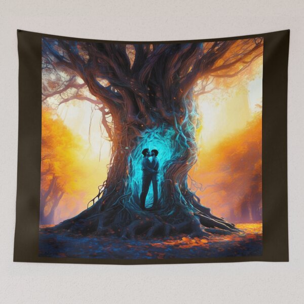 Item preview, tree of life, the couple at the heart of the tree designed and sold by janjacbu.
